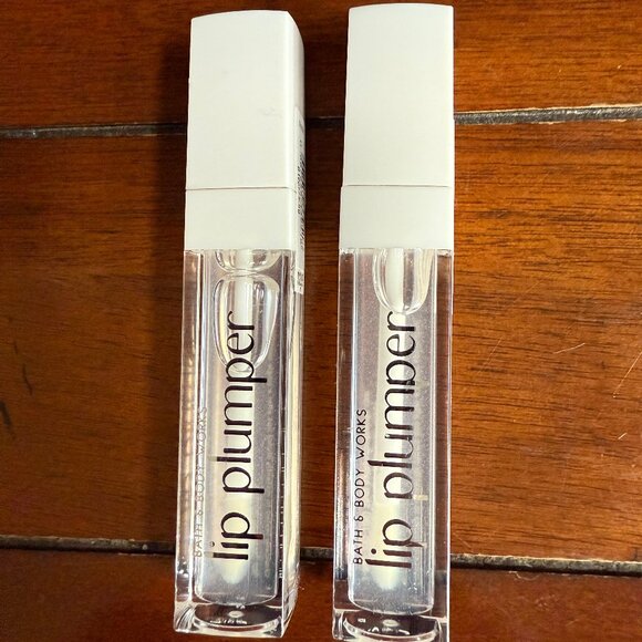 NEW 2-Pc Clear Plumping Lip Gloss Bath & Body Works - Picture 1 of 3